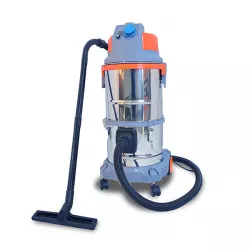 Aspirateur à eau et poussières 1 600 W en inox – 20 L - Elem Technic