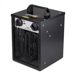 Chauffage électrique 2000 W 120 m³/h 30 m² - Thermostat ajustable 