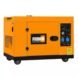 Groupe électrogène diesel 6500 W - démarrage électrique  - Technologie AVR - Triphasé