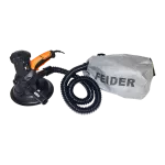 Ponceuse plâtre 710 W 180 mm