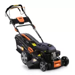 Tondeuse thermique - auto-tractée  139 cm³ 46 cm - démarrage électrique et avec lanceur 