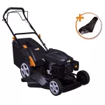 Tondeuse thermique - auto-tractée  196 cm³ 50,2 cm - démarrage manuel avec lanceur 