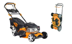 Tondeuse thermique - auto-tractée  225 cm³ 50,8 cm - démarrage manuel avec lanceur - Rangement vertical