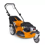 Tondeuse thermique roue(s) pivotante(s) - auto-tractée  196 cm³ 55 cm - démarrage manuel avec lanceur 