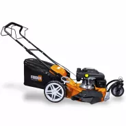 Tondeuse thermique - auto-tractée  196 cm³ 56 cm - démarrage manuel avec lanceur 