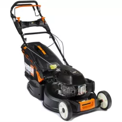 Tondeuse à rouleau thermique - auto-tractée  196 cm³ 52.5 cm - démarrage électrique et avec lanceur 