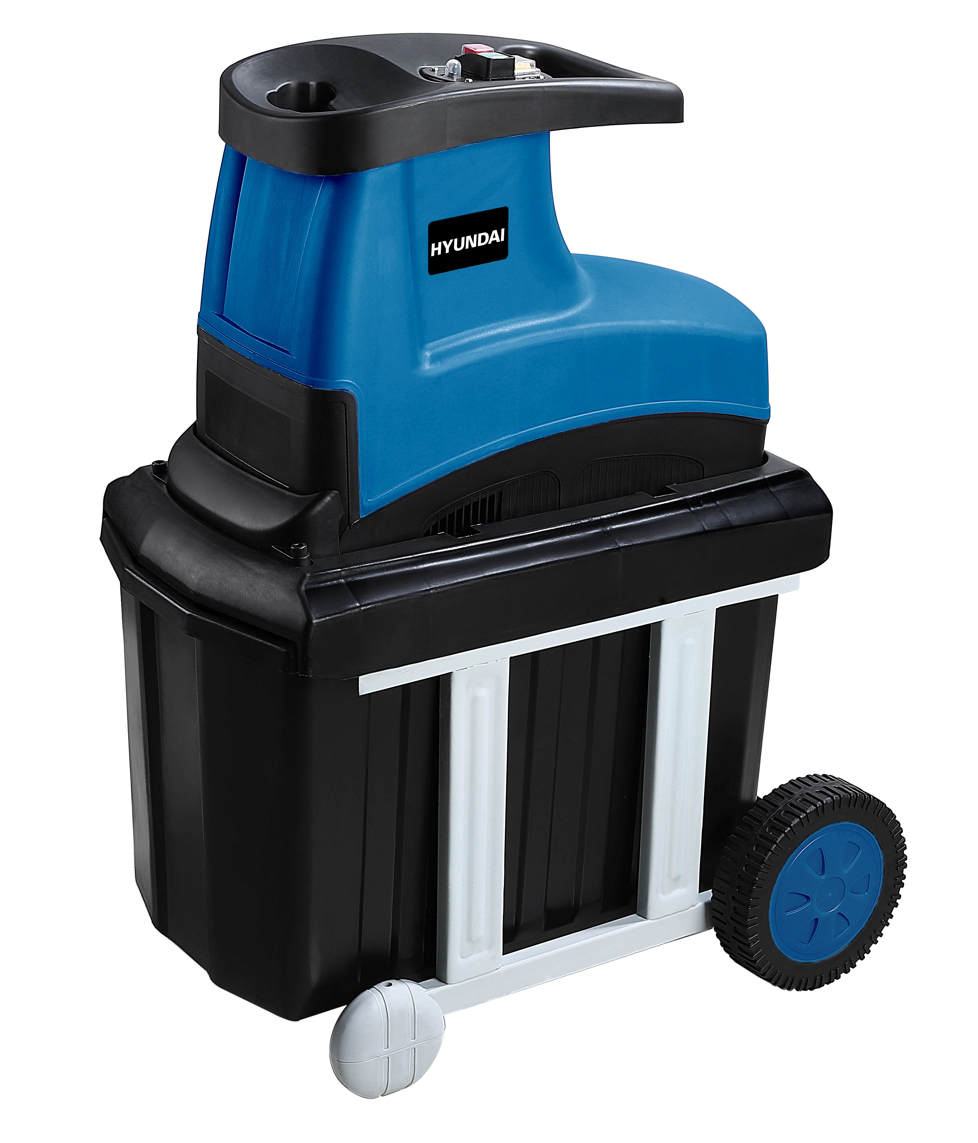 Broyeur à Végétaux électrique Silencieux 2800 W 60 L Hyundai