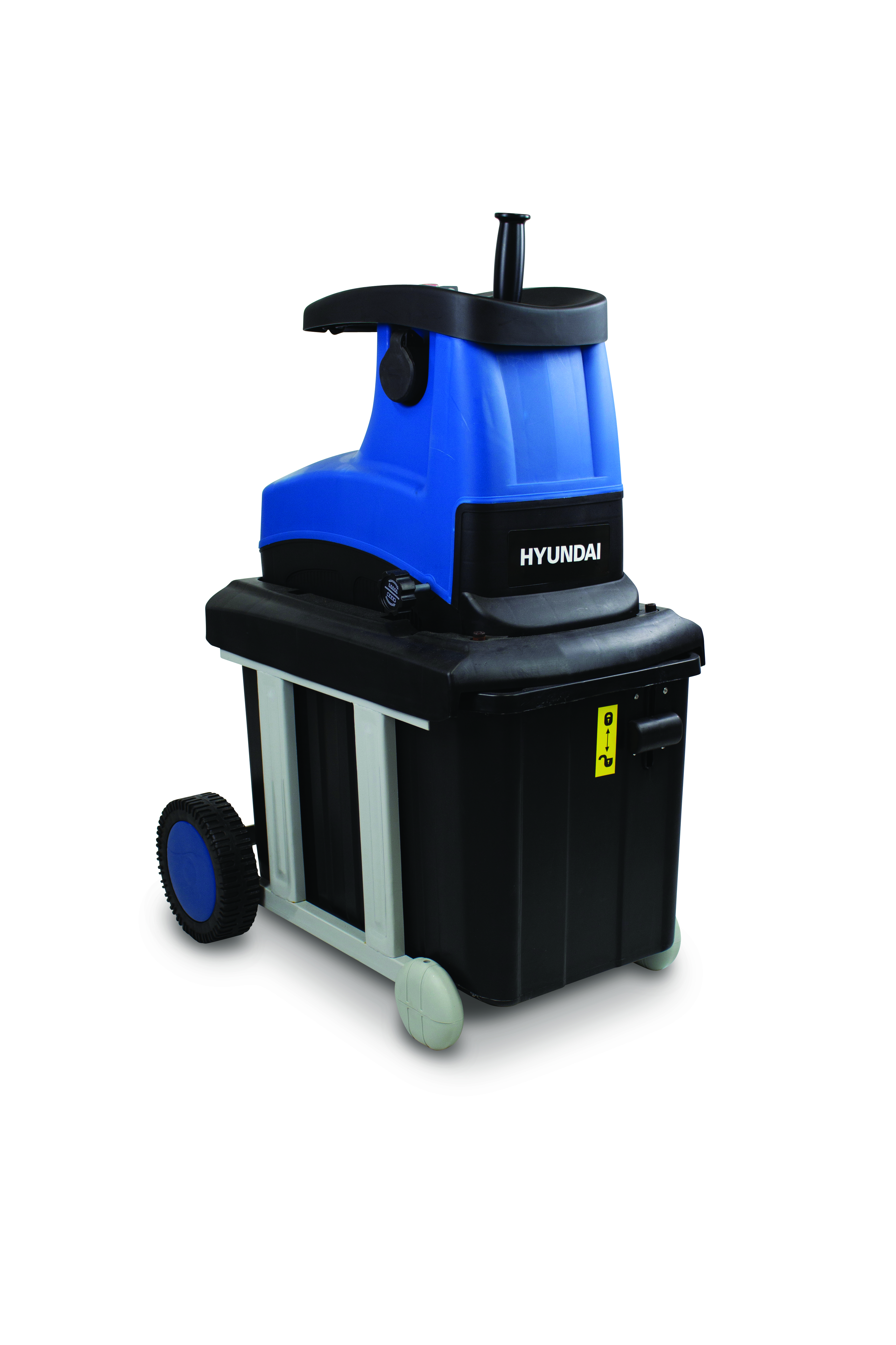 Broyeur à Végétaux électrique Silencieux 2800 W 60 L Hyundai