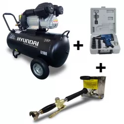 Compresseur 100 L 8 bar 3 hp 356 L/min