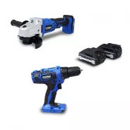 Cordless drill  18 V - Number of batteries 2