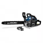 Tronçonneuse thermique 46 cm³ 45 cm - Guide et chaîne Oregon 