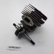 Kit cylindre piston 44 mm pour Aspirateur souffleur broyeur - Entraxe Admission 33.2 mm, Entraxe Échappement 31.5 mm