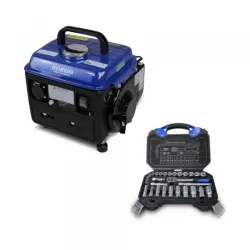 Groupe électrogène essence portable 700 W - démarrage manuel avec lanceur 