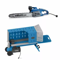 Tronçonneuse électrique 2200 W 46 cm - Guide et chaîne Oregon 