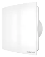 Ventilateur axial PLACE D125 avec clapet anti-retour VENTEUROPE