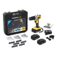 POWERPLUS Perceuse visseuse 18 V avec 3 batteries - POWX00593