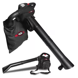 Aspirateur souffleur broyeur thermique 30 cm³ 200 Km/h 40 L