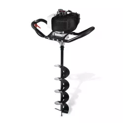 Tarière thermique 52 cm³ - Double poignée 100 / 150 / 200 mm