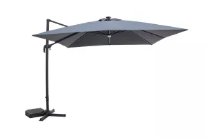 Alum roma parasol 3x3m - LED