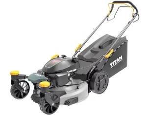 TONDEUSE THERMIQUE AUTOTRACTEE 200CM3 53CM 2 ROUES PIV. - TITAN