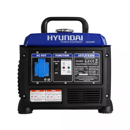 Groupe électrogène Hyundai HG1600I essence Inverter 1200W