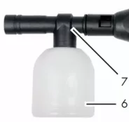 Canon à mousse d'origine PARKSIDE