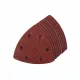 Lot de 15 feuilles abrasives adhésives pour ponceuse delta