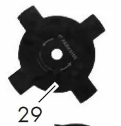 Couteau à 4 Dents Universel pour Coupe Bordure et Débroussailleuse Thermique – Compatible avec PARKSIDE