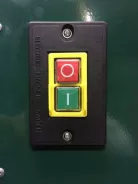 Contacteur marche/arrêt Voltage 250V 100mm 10A  CK-1B PARKSIDE - Entraxe 82 mm, Largeur 57 mm