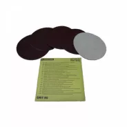 Feuilles Abrasives + Feuille Support G80 (Lot De 5) Pour Combiné Ponceur PARKSIDE