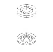 Accessoires support et vis de lame SAMEDIA