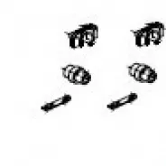 Fixation de roue arrière (kit)