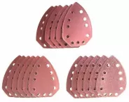 Lot de 18 Feuilles Abrasives (6x G60, 6x G120, 6x G240) pour Multifonction et Ponceuse – Compatible PARKSIDE