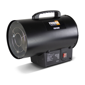 Chauffage gaz 15000 W 51100 Btu 300 m³/h 150 m² FCD15KW SWAP-europe.com