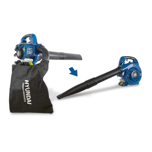 Petrol blower vacuum shredder 26 cm³ 180 Km/h 40 L HASBT26 SWAP-europe.com