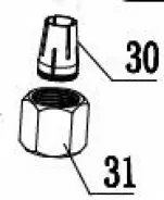 Pince de serrage d'origine PARKSIDE