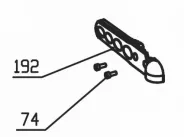 Kit visserie et accessoires assemblage d'origine FLORABEST pour Taille-haie sur perche | Compatibilité: FLORABEST, PARKSIDE