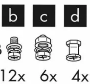 Kit de Vissage et Accessoires d'Assemblage pour Scies sur Table PARKSIDE