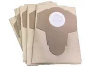 Sacs A Papier Filtrant (Lot De 5 )Pour Aspirateur Nettoyeur Parkside Pws 20 A1 Et Pws 20 B2