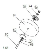 Fixation meule (kit)
